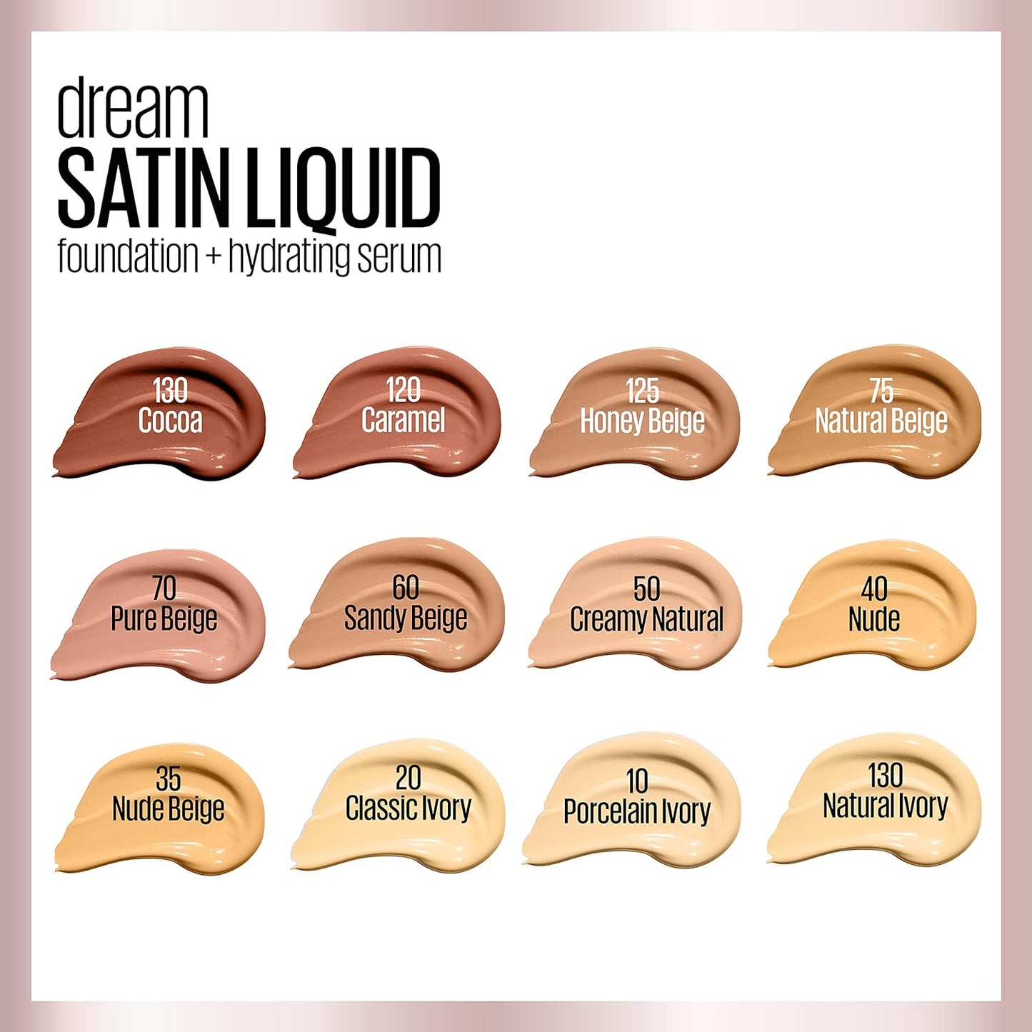 New York Dream Satin Liquid Foundation, Ivory Beige [30], 1 Oz